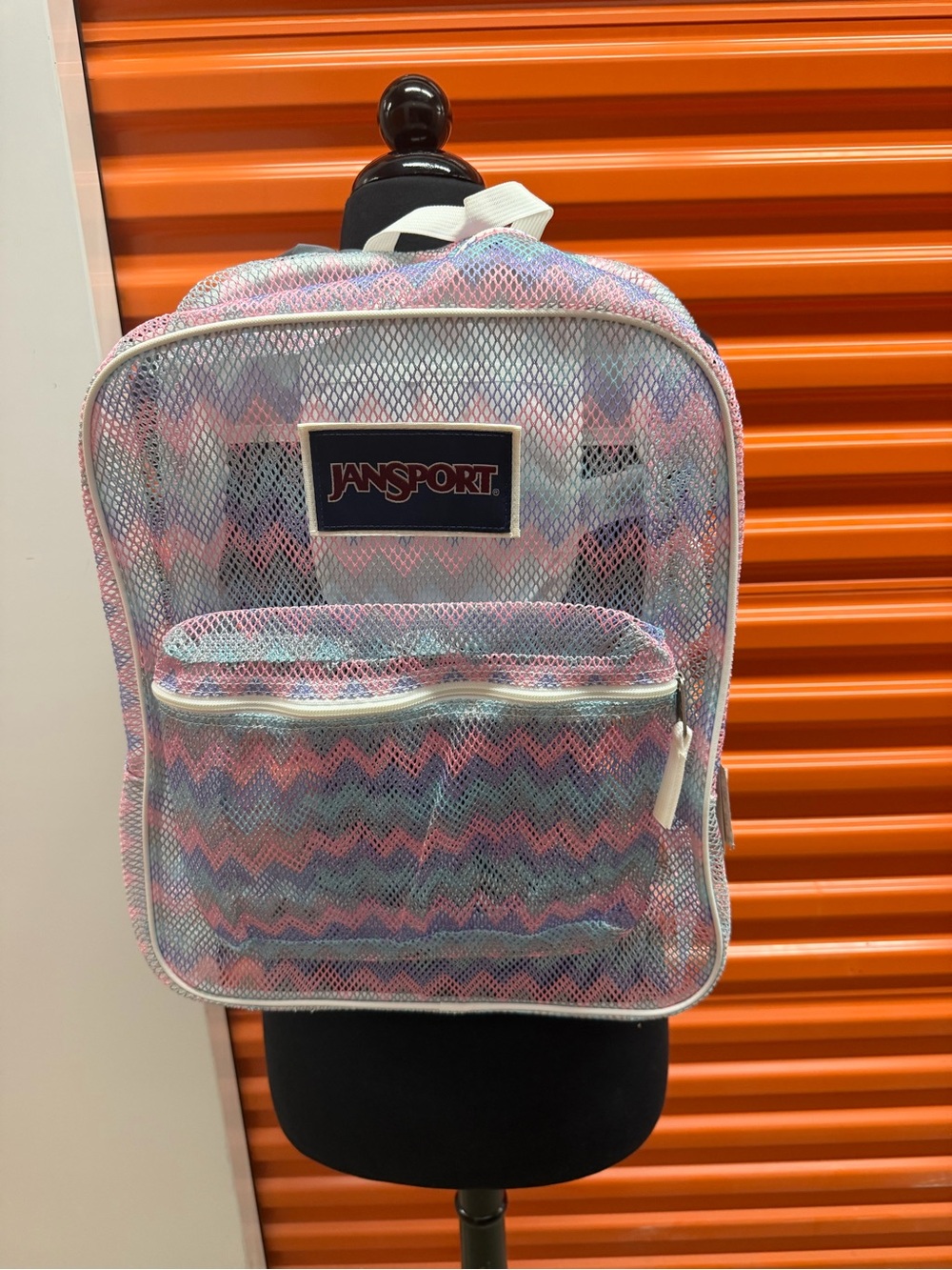 NWT JanSport Unisex Multicolor Mesh Backpack